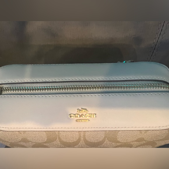 Coach Light Khaki Chalk Bennett Shoulder and or Crossbody bag new - Picture 8 of 12